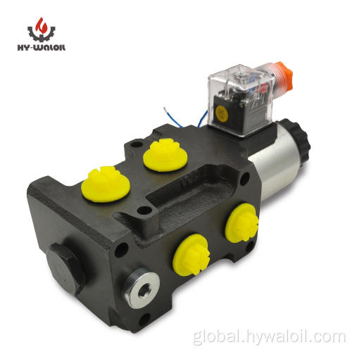 50LPM 12V 13GPM Hydraulic Solenoid Selector Diverter Valve